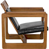 Noir Buraco Relax Chair, Teak, 25" W