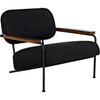 Primary vendor image of Noir Zeus Chair w/ Black Cotton Fabric, 34" W