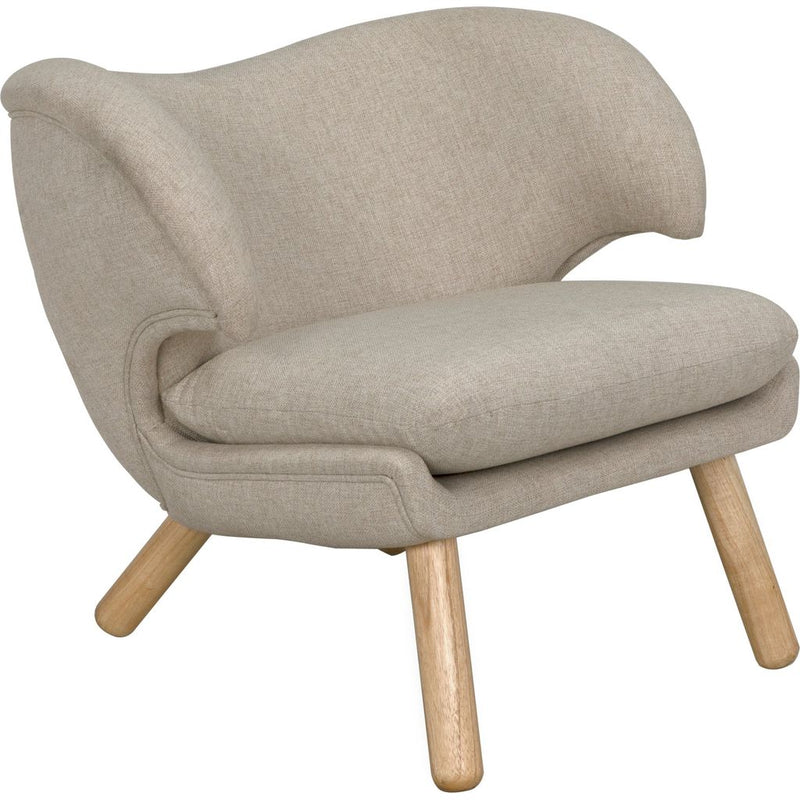 Primary vendor image of Noir Valerie Chair w/ Wheat Fabric, 31