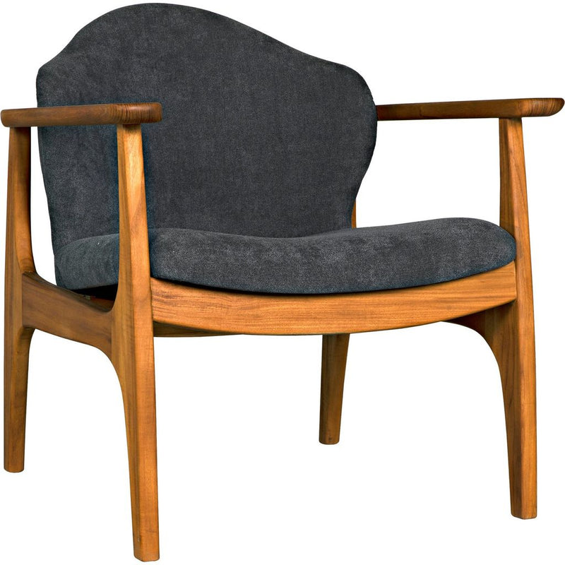 Primary vendor image of Noir Vittorio Chair w/ Grey Fabric, 29