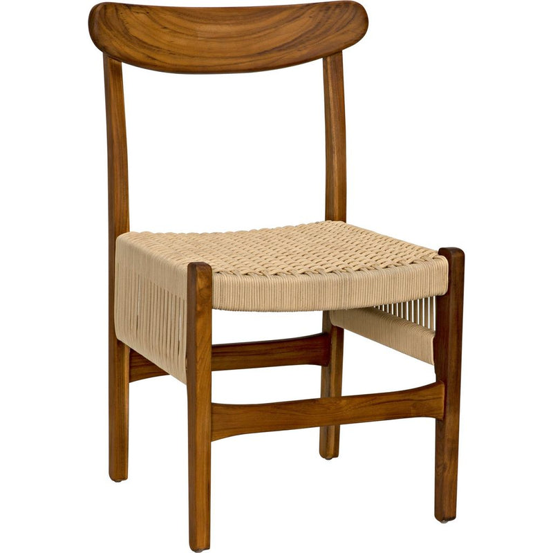 Primary vendor image of Noir Shagira Dining Chair, Teak w/ Woven Rope, 20