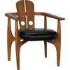 Primary vendor image of Noir Kato Chair, Teak w/ Leather, 26" W