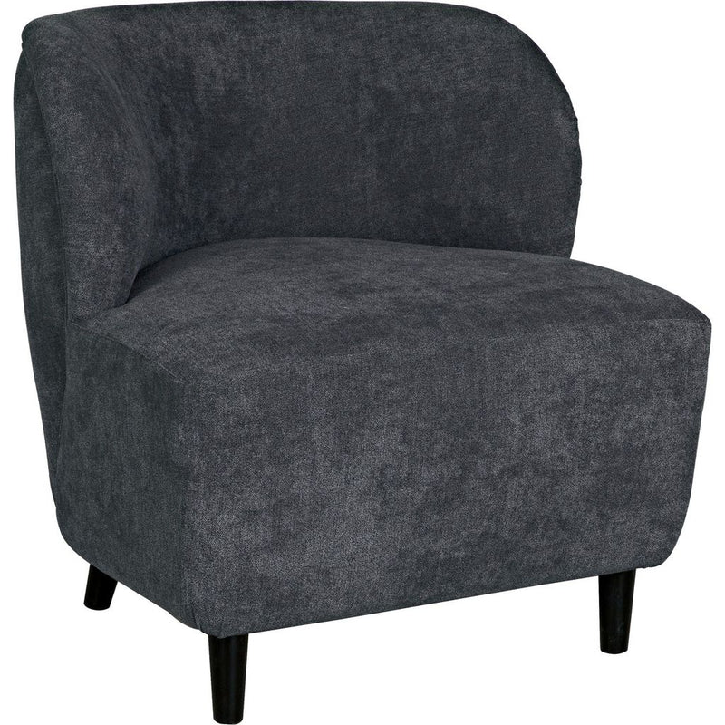 Primary vendor image of Noir Laffont Chair w/ Grey Fabric, 30