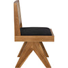 Noir Contucius Dining Chair, Teak, 18" W