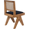 Noir Contucius Dining Chair, Teak, 18" W