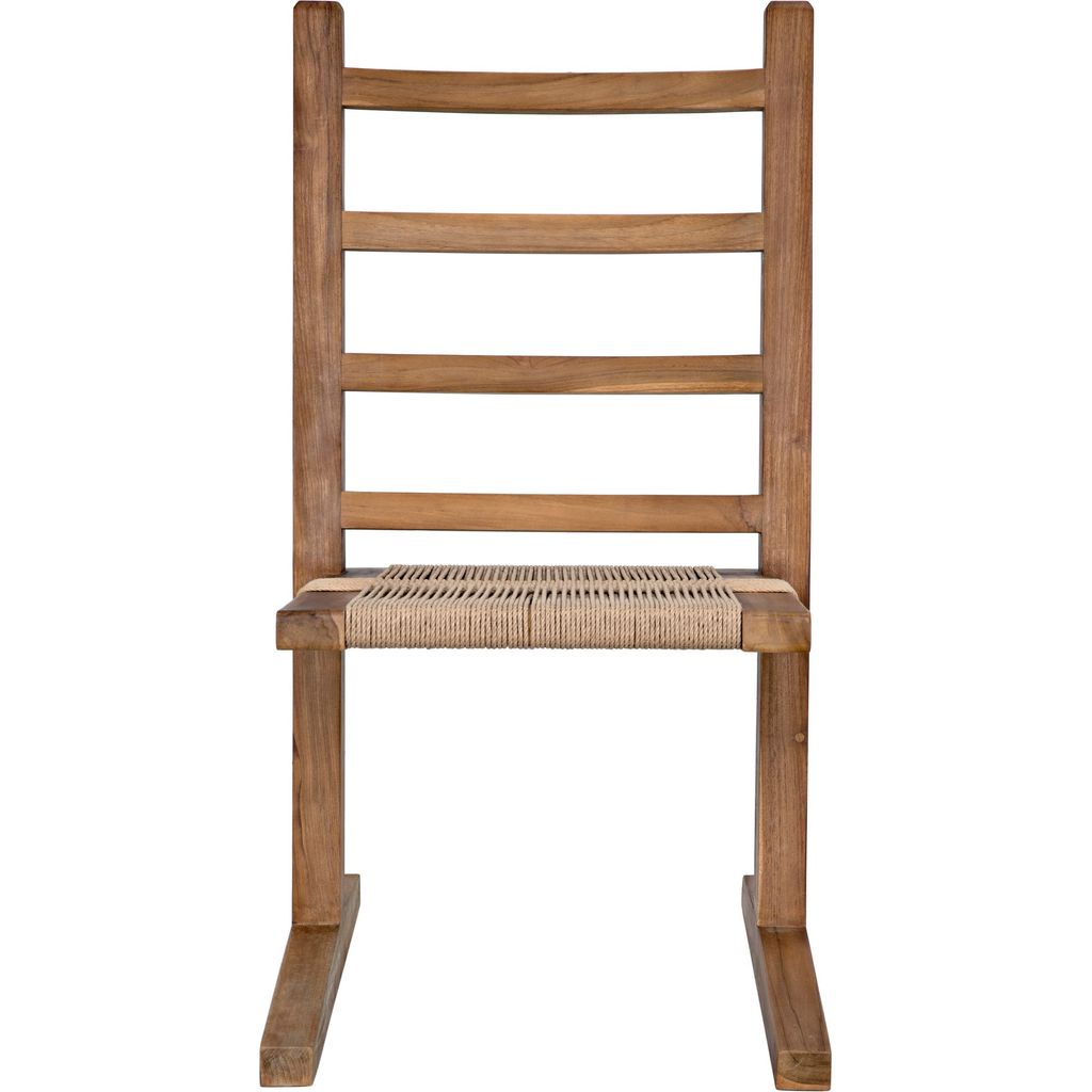 Noir Salam Dining Chair, Teak, 21" W