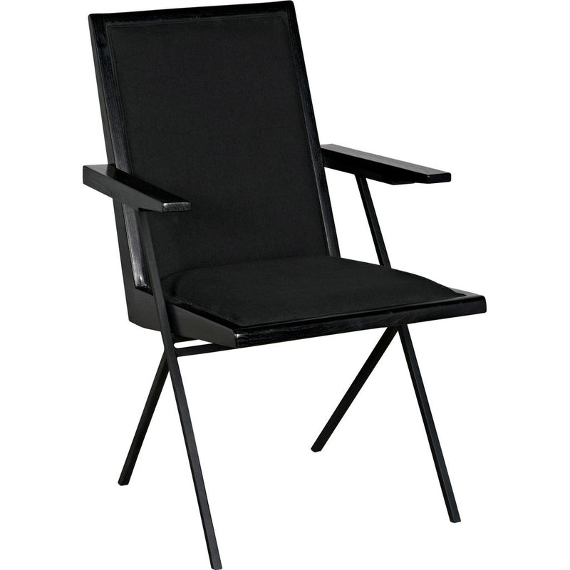 Primary vendor image of Noir Henderson Dining Chair - Sungkai/Mindi, Industrial Steel & Fabric, 21