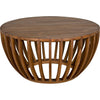 Noir Francis Coffee Table - Teak, 35"