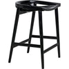 Noir Ronald Counter Stool - Sungkai/Mindi, 18" W