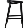 Noir Ronald Counter Stool - Sungkai/Mindi, 18" W