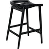 Noir Ronald Counter Stool - Sungkai/Mindi, 18" W