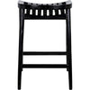 Noir Ronald Counter Stool - Sungkai/Mindi, 18" W