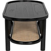 Noir Amore Coffee Table - Mindi & Caning, 20"