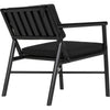 Noir Camworth Dining Chair - Mindi & Black Cotton, 23" W