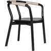 Noir Anna Dining Chair - Sungkai/Mindi, 24" W