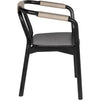 Noir Anna Dining Chair - Sungkai/Mindi, 24" W