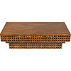 Noir Flynn Coffee Table - Teak, 34"