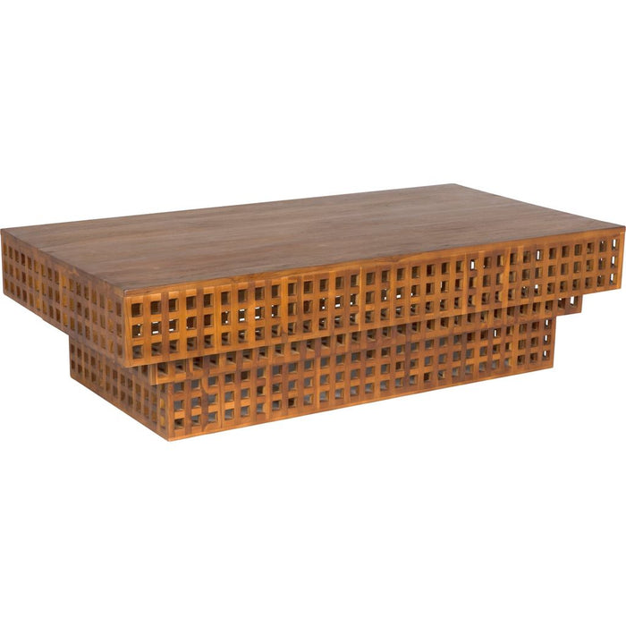 Primary vendor image of Noir Flynn Coffee Table - Teak, 34"