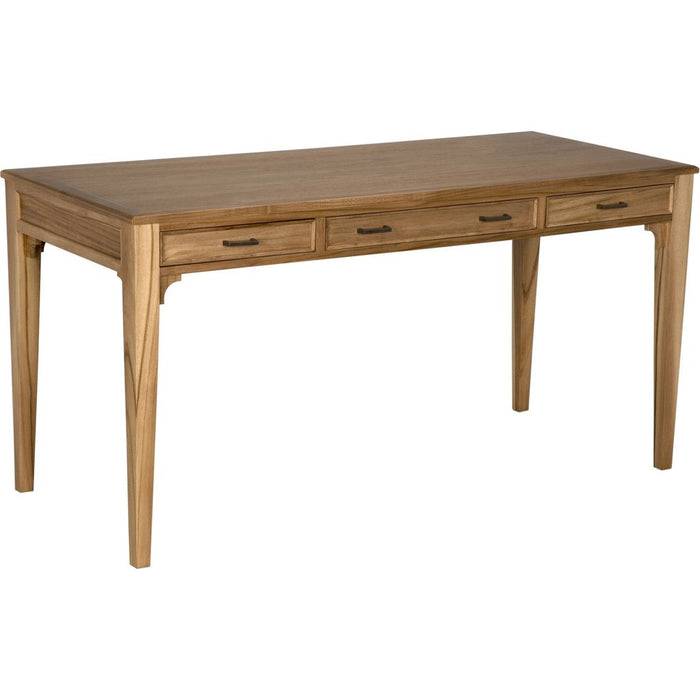 Noir Ambrose Desk, Bleached Teak, 60" W