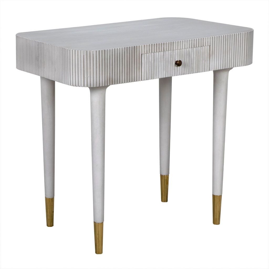 Primary vendor image of Noir Celine Desk/Side Table - Mahogany & Veneer, 20"