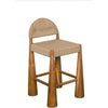 Primary vendor image of Noir Laredo Counter Stool, Teak w/ Synthetic Woven, 20" W