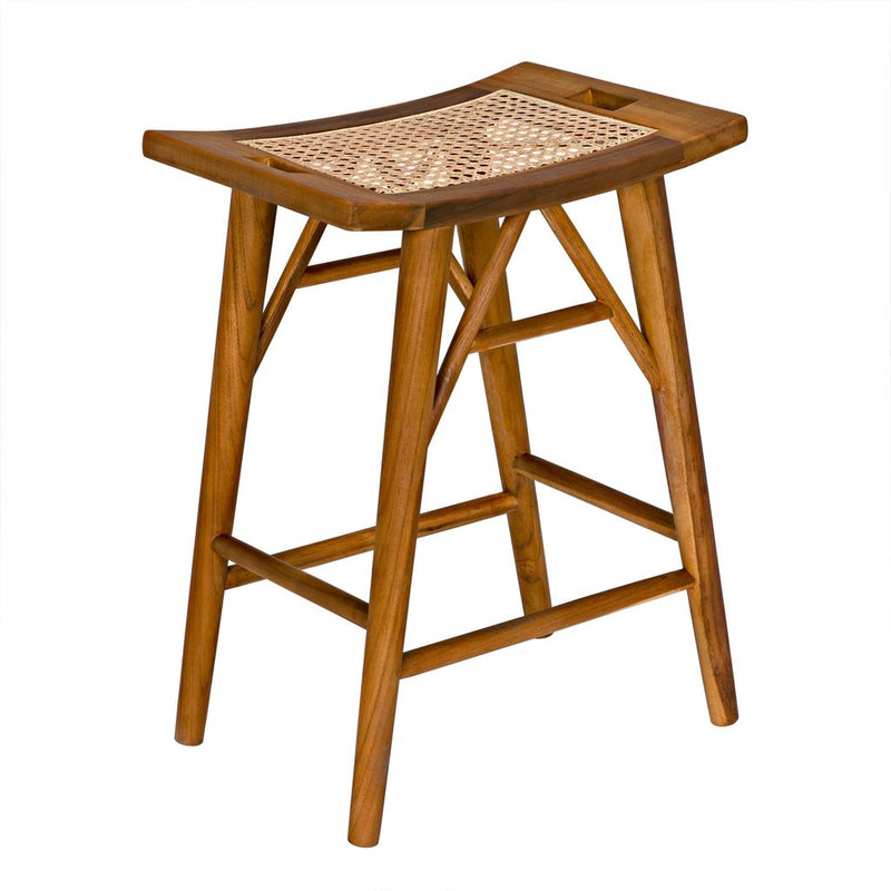 Primary vendor image of Noir Murphy Counter Stool, Teak, 19.5