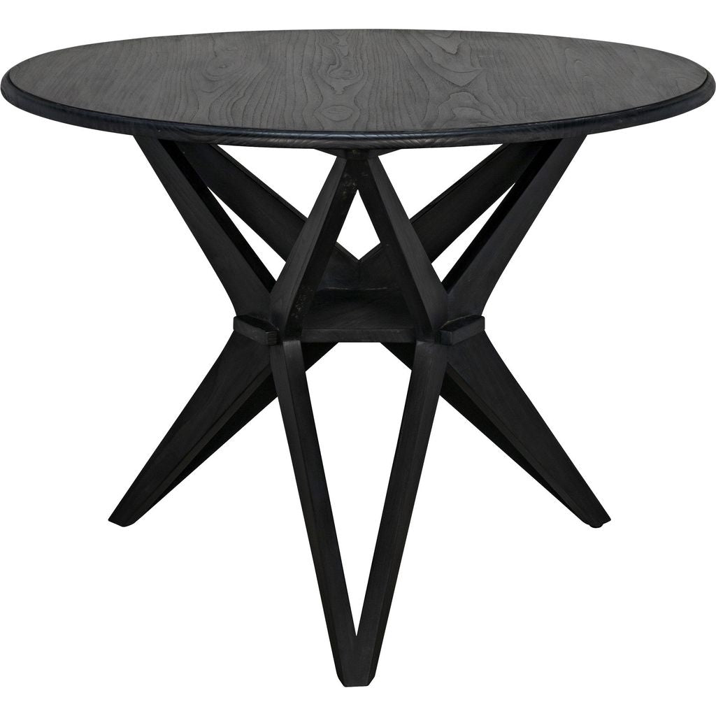 Primary vendor image of Noir Victor Dining Table, Charcoal Black - Sungkai/Mindi & Veneer, 39"