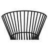 Noir Ellsworths Chair - Industrial Steel, 27" W