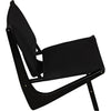 Noir Boomerang Chair, Charcoal Black - Sungkai/Mindi, 28" W