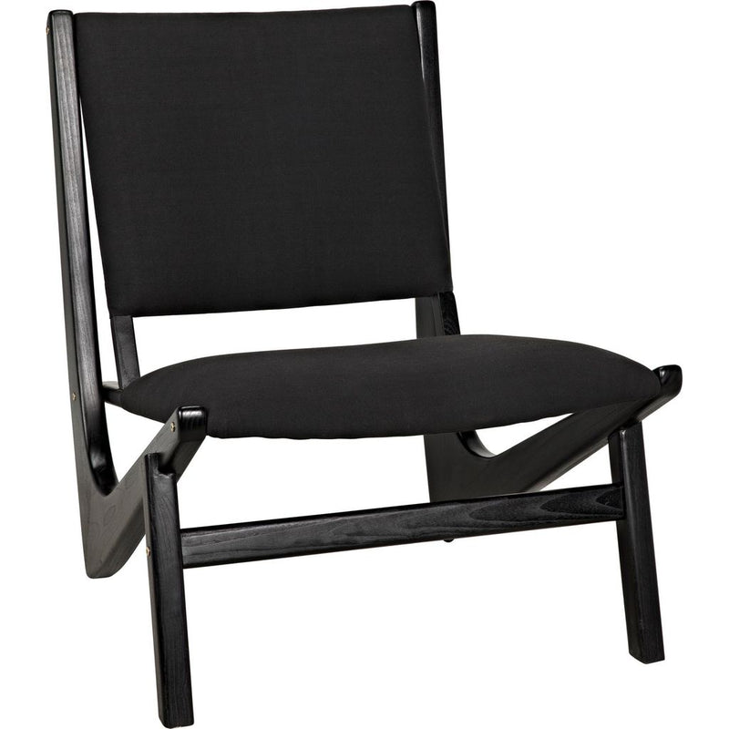 Primary vendor image of Noir Boomerang Chair, Charcoal Black - Sungkai/Mindi, 28