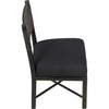 Noir Lobos Dining Chair, Charcoal Black - Sungkai/Mindi, 18" W