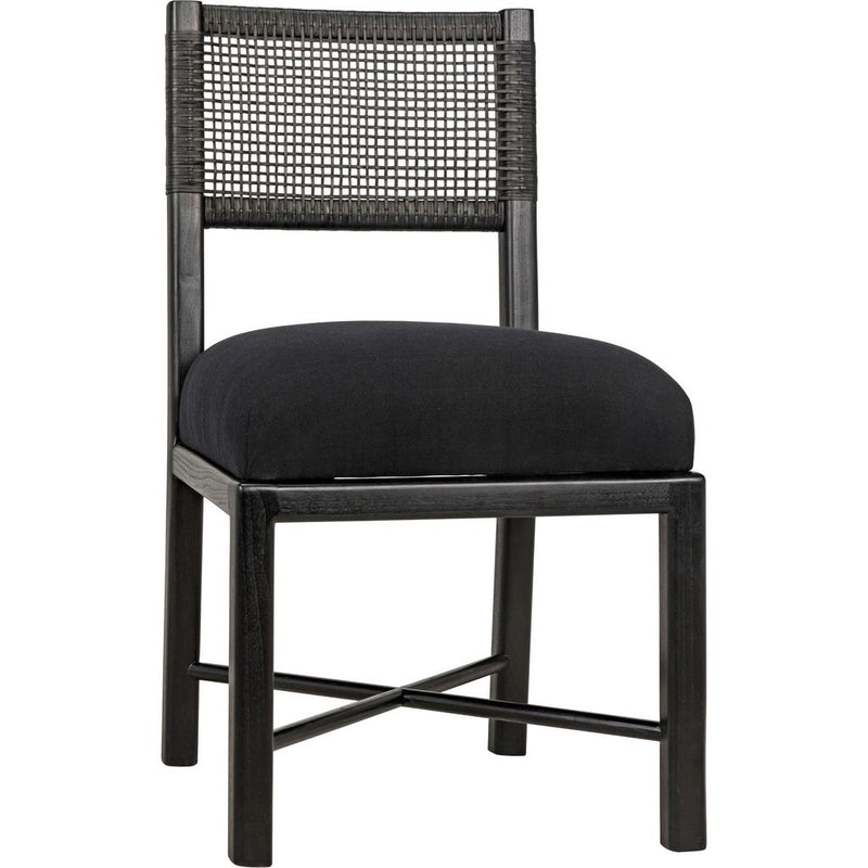 Primary vendor image of Noir Lobos Dining Chair, Charcoal Black - Sungkai/Mindi, 18