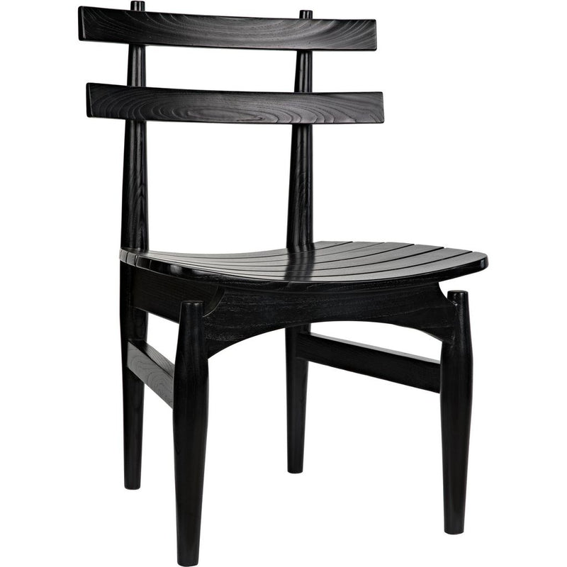 Primary vendor image of Noir Azumi Dining Chair, Charcoal Black - Sungkai/Mindi, 22.5