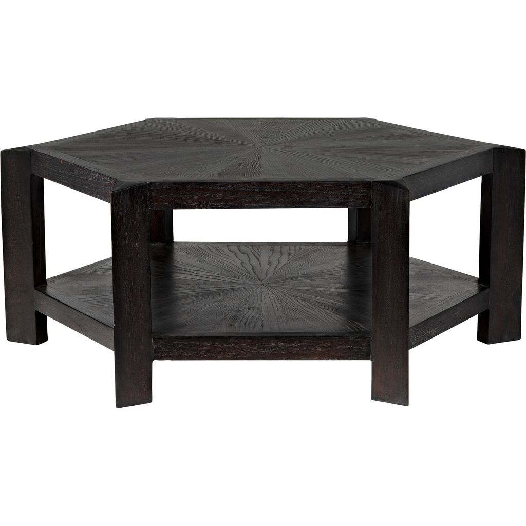 Primary vendor image of Noir Yuhuda Coffee Table, Sombre Finish - Mindi, 46"