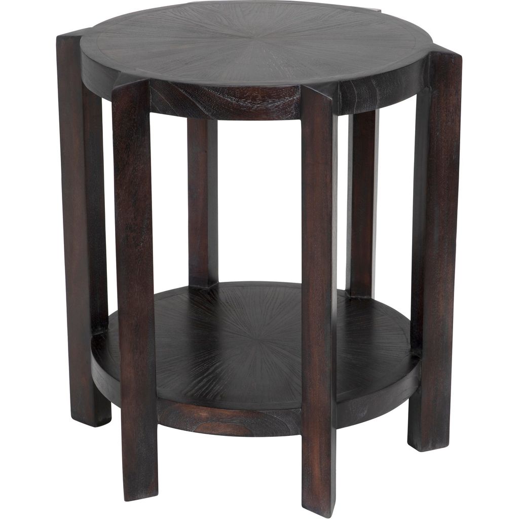 Primary vendor image of Noir Yuhuda Small Side Table, Sombre Finish - Mindi, 25"