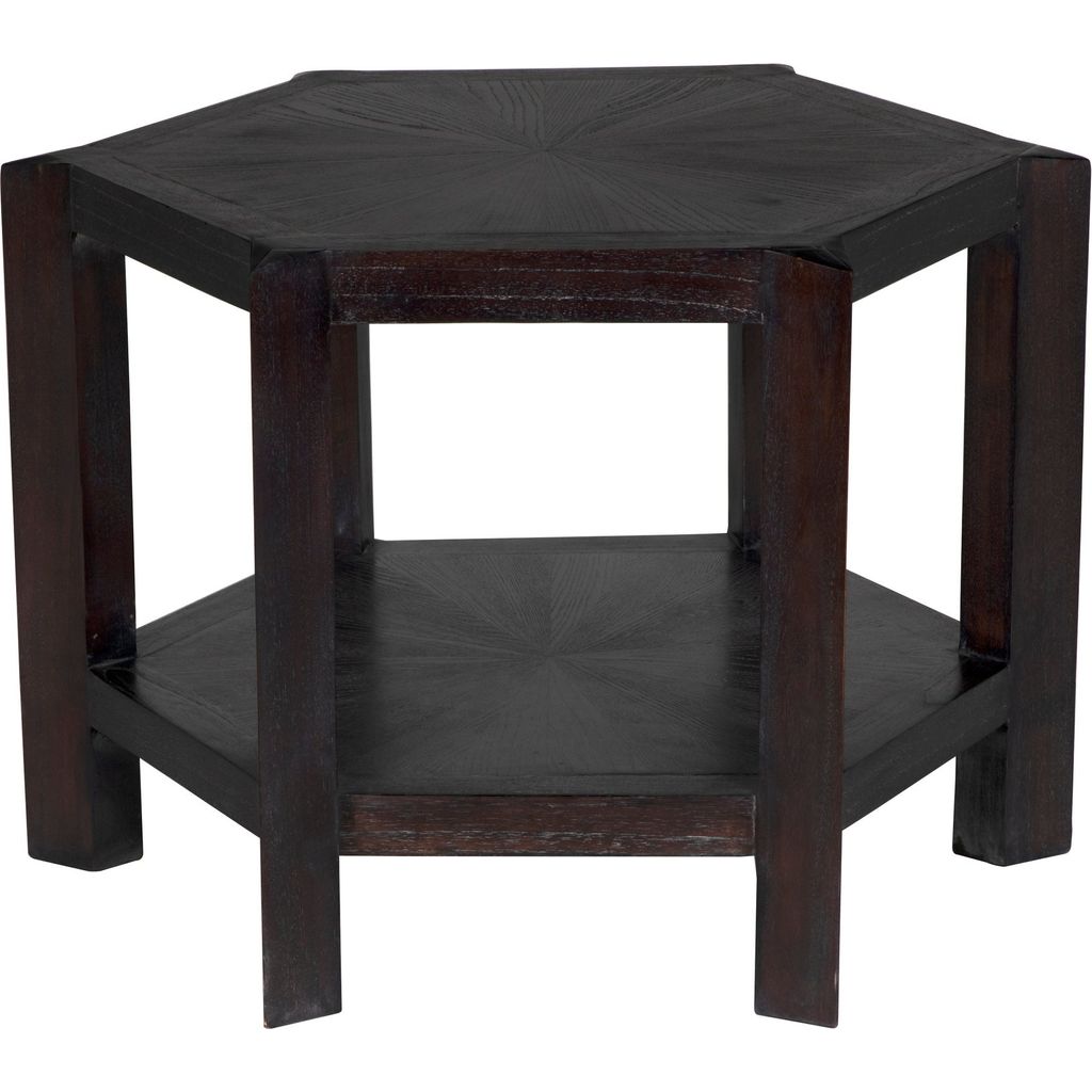 Primary vendor image of Noir Yehuda Large Side Table, Sombre Finish - Mindi, 34"