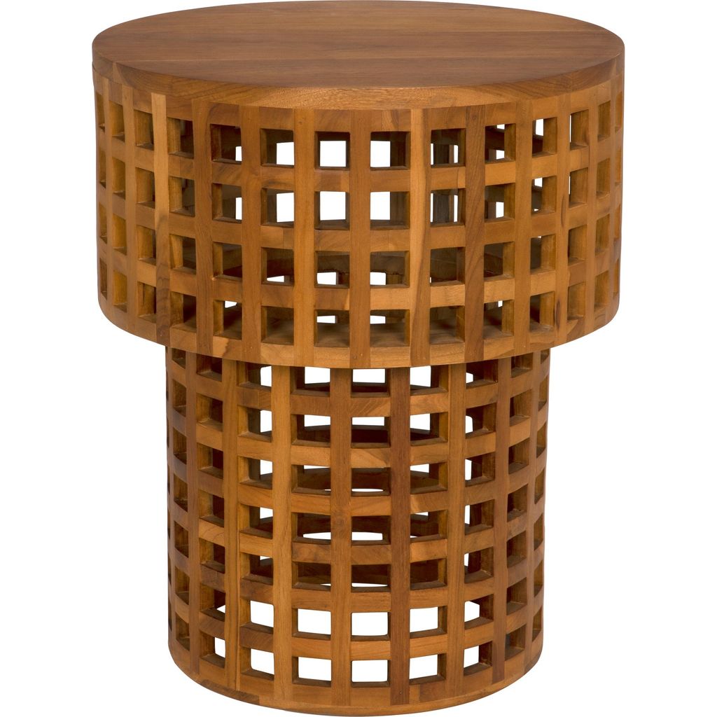 Primary vendor image of Noir Flynn Side Table - Teak, 20"