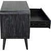 Noir Bart Chest, Cinder Black - Mindi & Veneer, 36" W