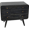 Noir Bart Chest, Cinder Black - Mindi & Veneer, 36" W