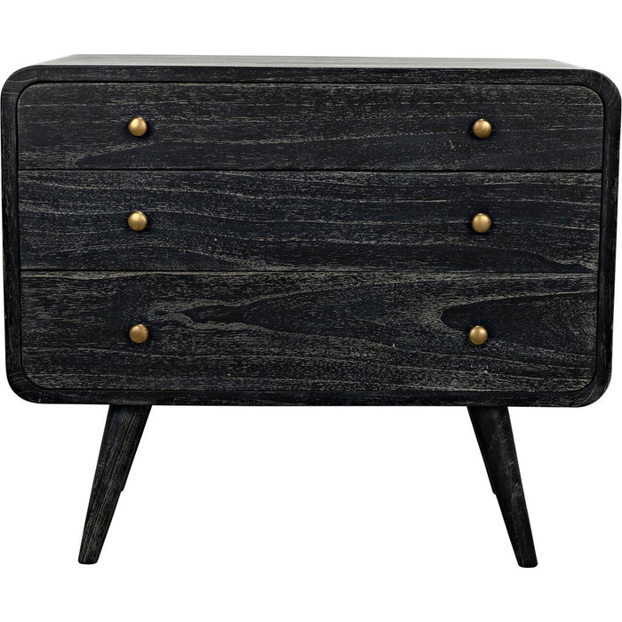 Primary vendor image of Noir Bart Chest, Cinder Black - Mindi & Veneer, 36" W