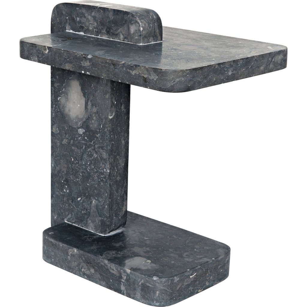 Primary vendor image of Noir North Side Table, Black Marble, 15"