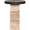 Noir Barnes Side Table - Marble, 16"