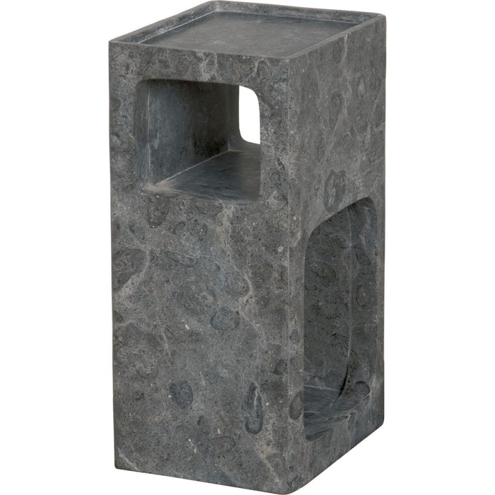 Noir Murakami Side Table - Marble, 10"