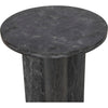 Noir Diana Side Table - Marble, 18"