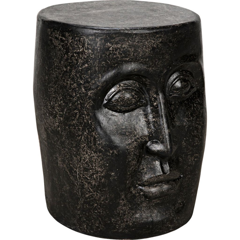 Primary vendor image of Noir Head Side Table, Black Fiber Cement, 14