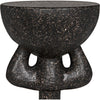 Noir African Side Table - Fiber Cement, 14"