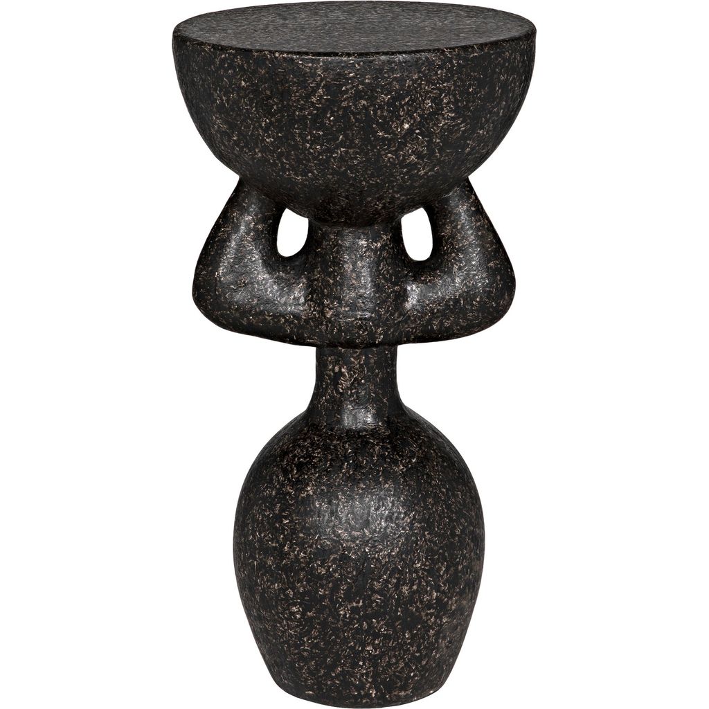 Primary vendor image of Noir African Side Table - Fiber Cement, 14"