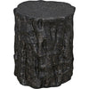 Noir Damono Stool/Side Table, Black Fiber Cement, 16"