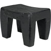 Noir Sumo Stool, Black Burnt - Munggur, 16" W