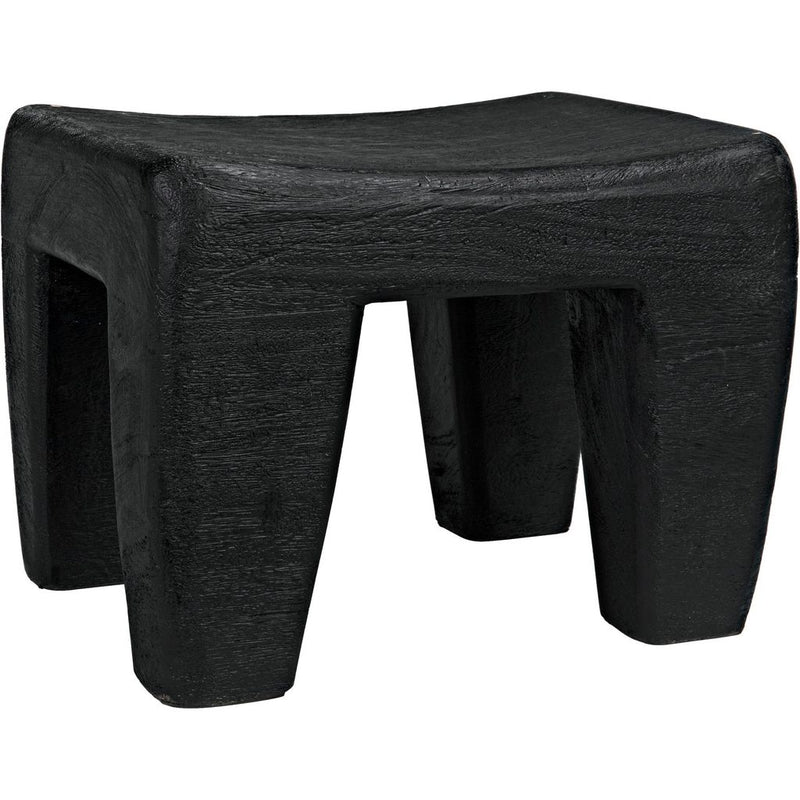 Primary vendor image of Noir Sumo Stool, Black Burnt - Munggur, 16